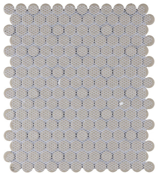 Metro Penny Porcelain Mosaic Floor and Wall Tile, Sample
