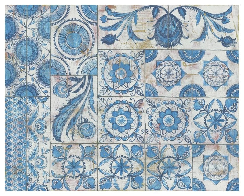 "Istanbul Tiles" Digital Paper Print by Kathrine Lovell, 22"x18"