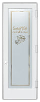 Laundry Door - Sorting Out Life Laundry Basket - Primed - 30" x 96" - Knob...