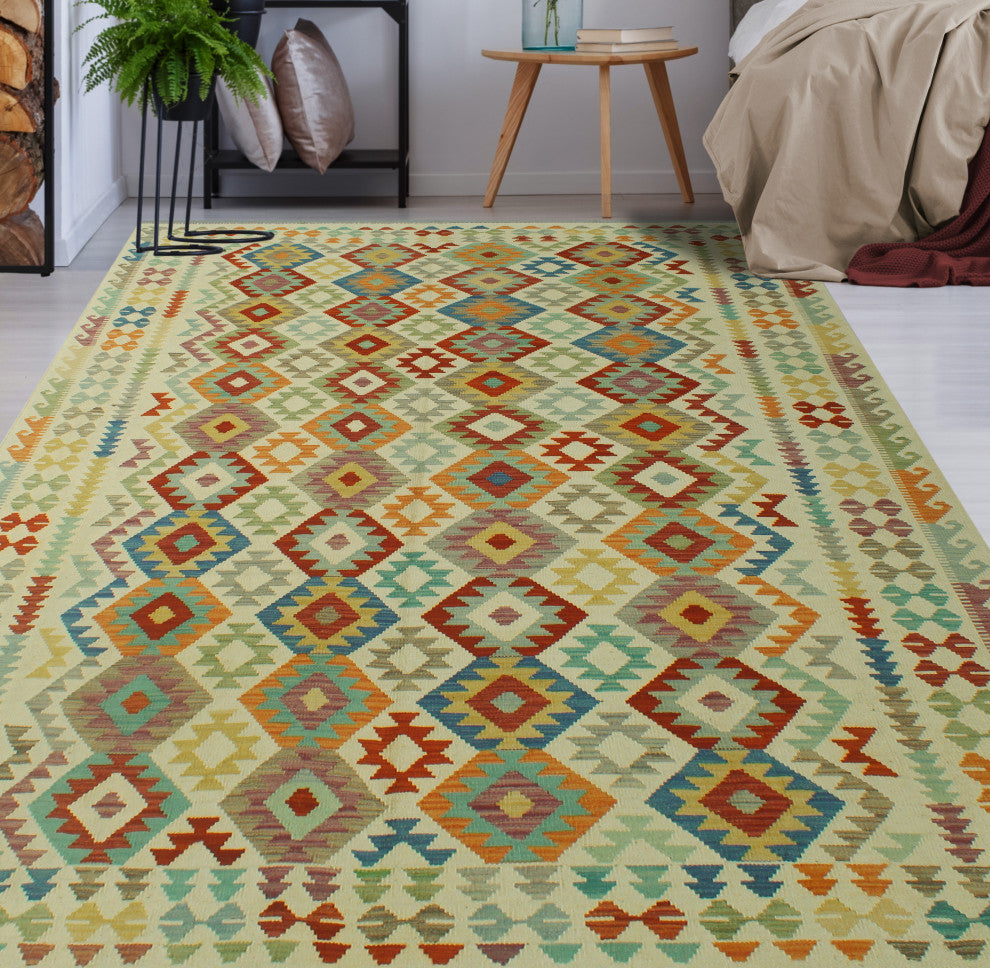 Sangat Kilim Laziza Ivory Rug