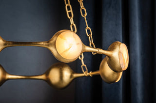 Corbett Lighting 465-40 Riviere 40"W LED Ring Chandelier - Vintage Gold Leaf