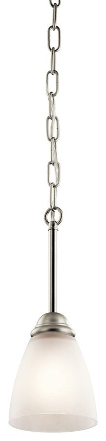 Mini Pendant 1-Light, Brushed Nickel, Standard