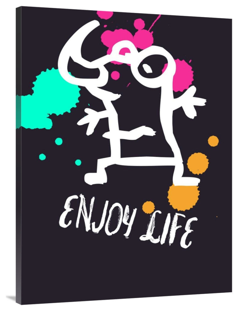 "Enjoy Life Poster 2" Fine Art Print