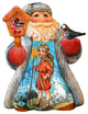 Hand Painted Mini Tale Scenic Santa With Snow Maiden Figurine