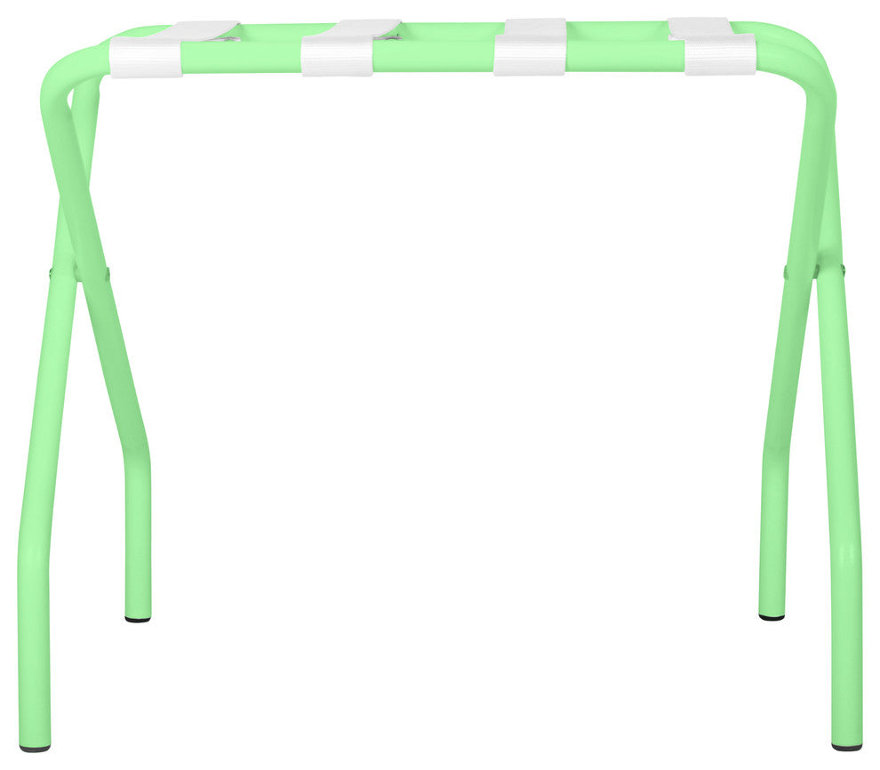 Pamaleta Luggage Stand, White on Mint