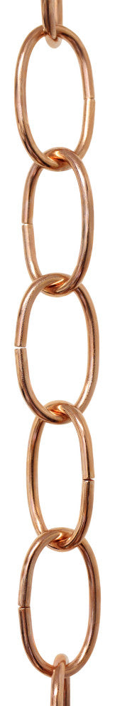 RCH Hardware Steel Standard Link Chandelier Chain, Various Finishes, Copper, U38