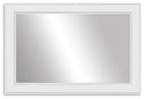 Porter White Framed Mirror, 28"x48"