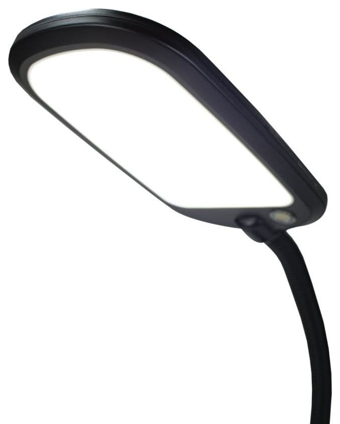 Slim Design LED Bright Reader Natural Daylight Full Spectrum Desk Lamp Black