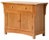 Mission Solid Oak Sideboard Cabinet, Entry Way Console