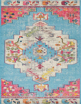 Noori Rug Distressed Delma Blue/Ivory Rug