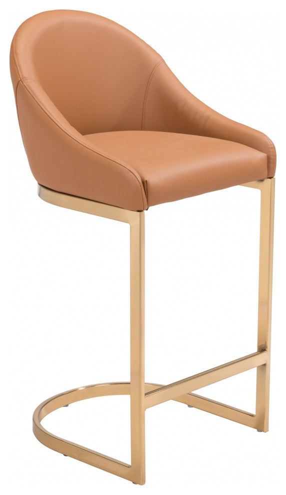 Scott Counter Chair Tan