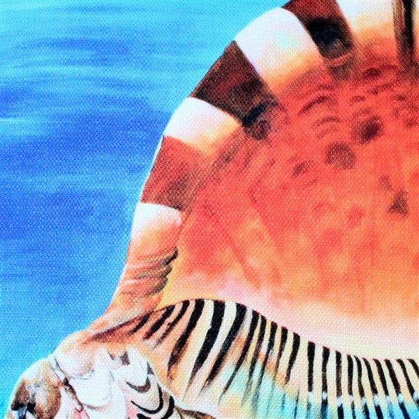 Tracy Upton Maui Great Triton Throw Pillow, 20"x20"