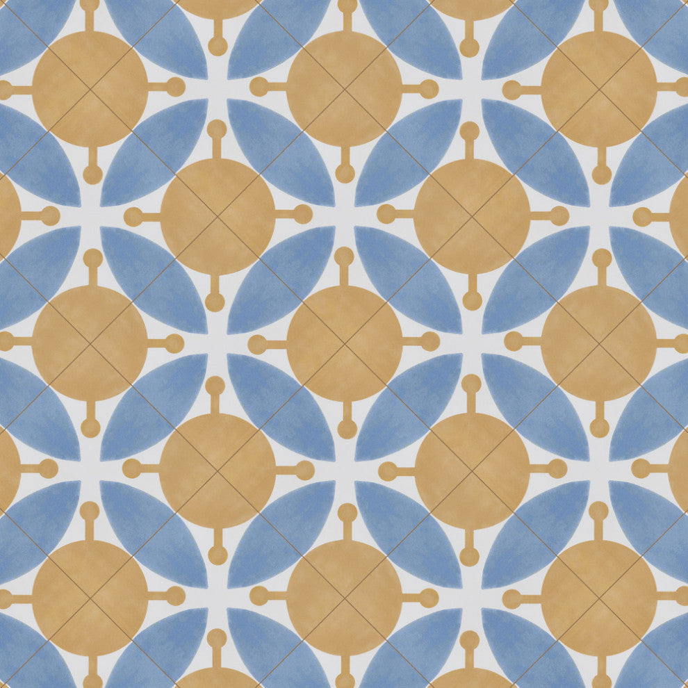 Revival Ceramic Floor and Wall Tile, Leaf