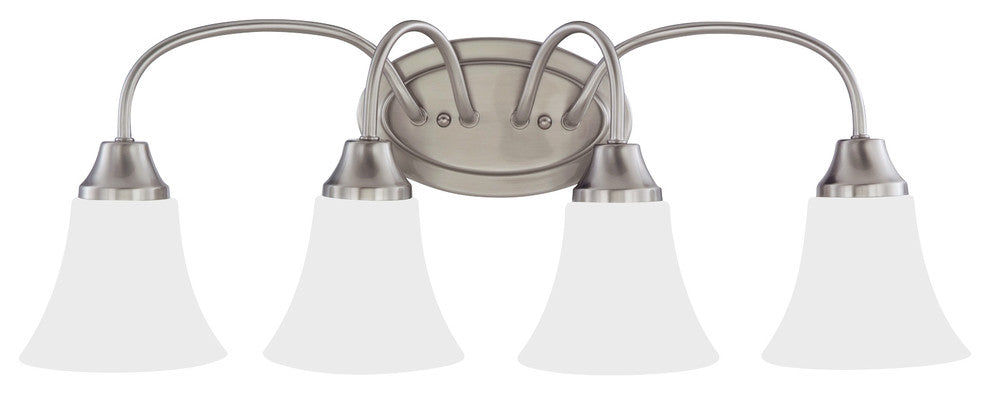 Generation Lighting Lighting 4-Light Holman Sconce, Brushed Nickel