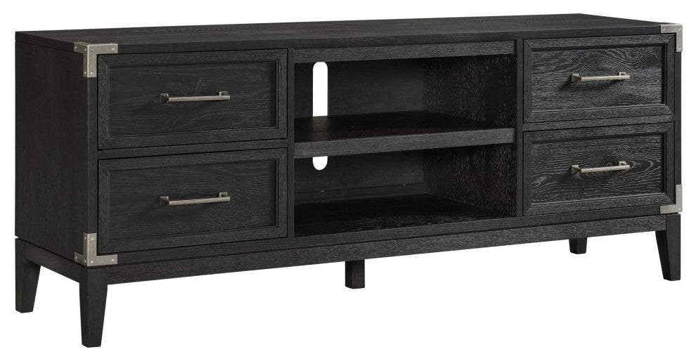 Laguna Occasional Console, Weathered Steel, 70" Wide