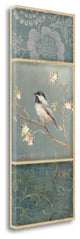 "Black Capped Chickadee - Wag" By Danhui Nai, Giclee on Gallery Wrap Canvas