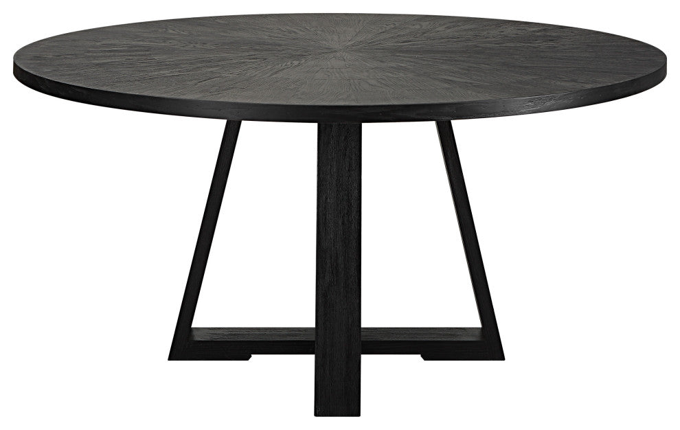 Uttermost Gidran Round Black Dining Table