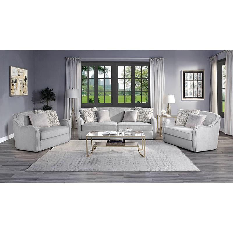 Lv00580, Chair With 2 Pillows, Beige Linen, Mahler