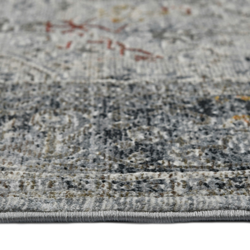 Fairmont Hennasie Area Rug, Silver, 2' x 3'3", Bordered
