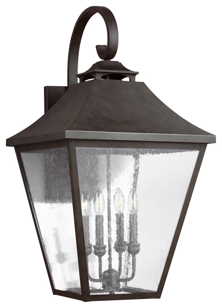 Murray Feiss Galena Four Light Wall Lantern OL14405SBL