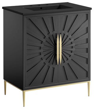 Awaken 30" Bathroom Vanity, Black Black