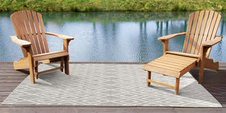 Rug Jill Zarin Jill Zarin Outdoor Gray Rectangular 7' 10 x 10' 0