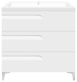 Freestanding Modern Vanity LV7B High Gloss, White, 36 in