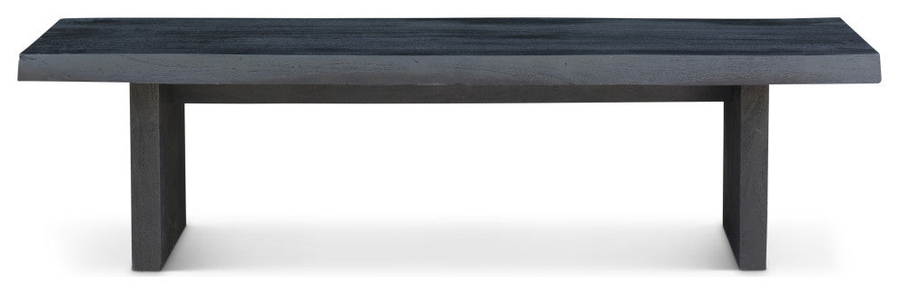 Brooks Bench, 65", Ebonized Frame