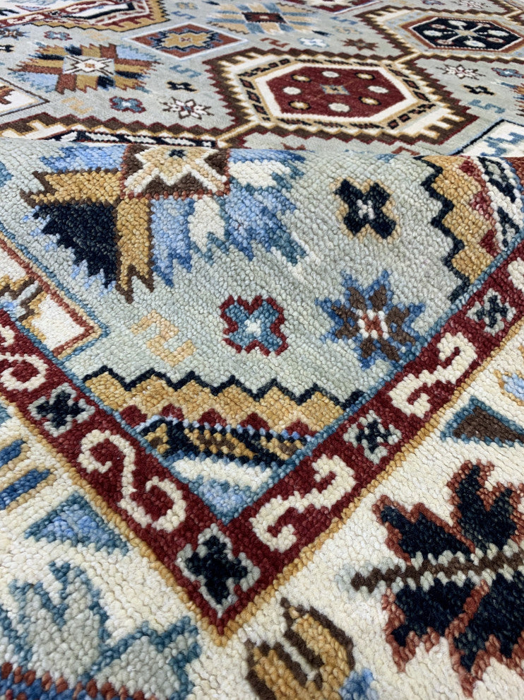 OLIVE / Green Traditional Classic Bidjar Collection Area Rug