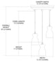 Menlow Park 3-Light Pendant, Polished Chrome