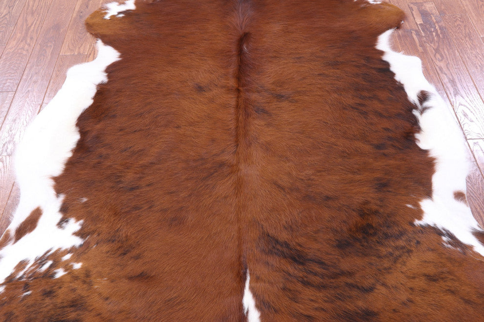 6' 11" X 6' 3" Natural Cowhide Rug C2268