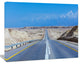 Beautiful Desert Road Israel, Landscape Canvas Art Print, 20"x12"