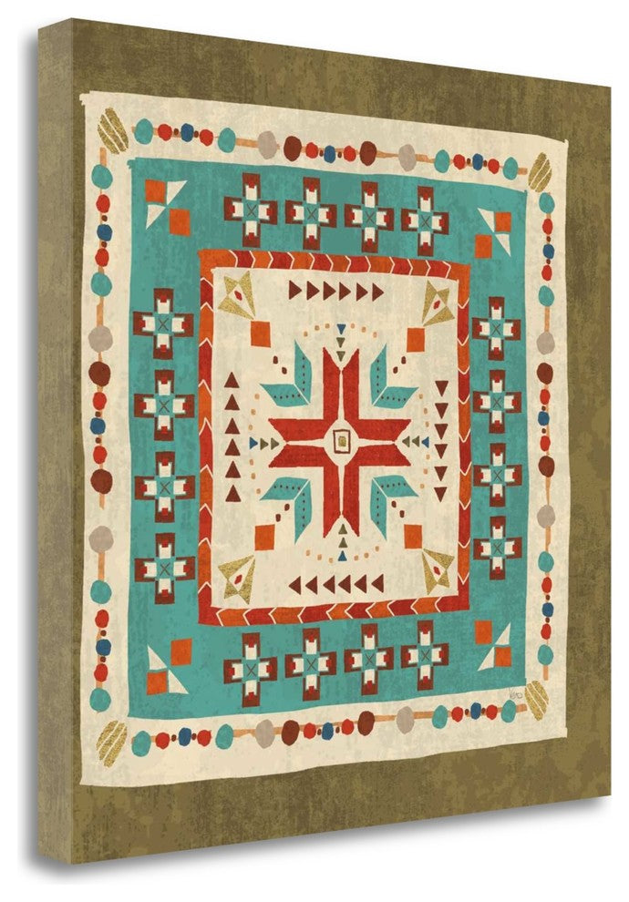 "Southwest At Heart Tile VII" By Veronique Charron, Gallery Wrap Canvas
