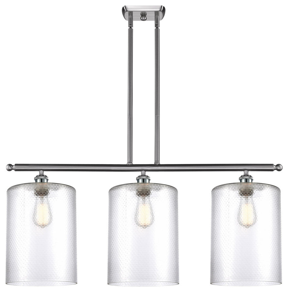 Innovations 516-3I-SN-G112-L 3 Light Island Light, Brushed Satin Nickel