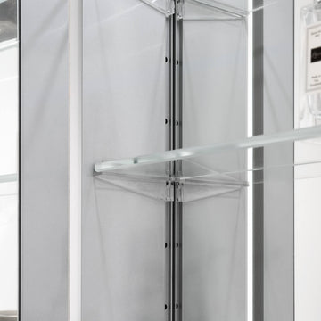 LED Mirror Medicine Cabinet With 3X, Defogger, Dimmer Outlets and USB, 20/R