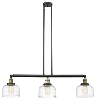 Innovations Bell LED Large Island Light 213-BAB-G713-LED, Black Antique Brass