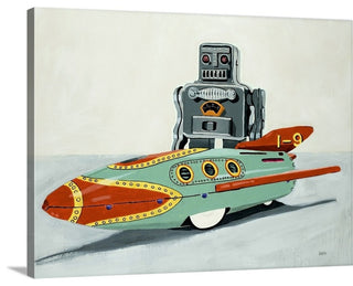 Blast Off Wrapped Canvas Art Print, 24"x18"x1.5"
