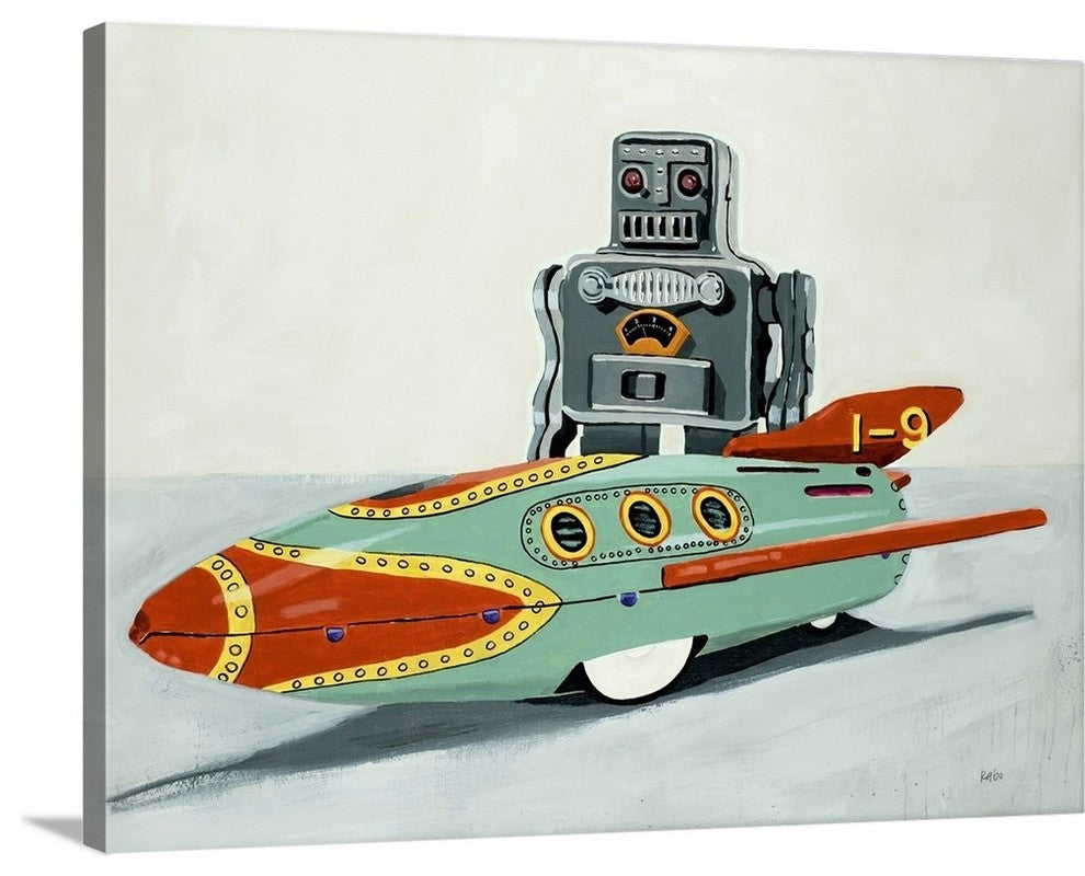Blast Off Wrapped Canvas Art Print, 24"x18"x1.5"