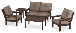POLYWOOD Vineyard 5-Piece Deep Seating Set