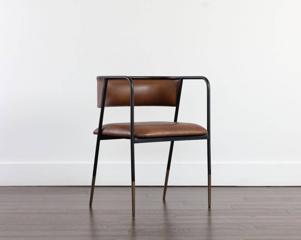 Brenan Dining Armchair Bravo Cognac