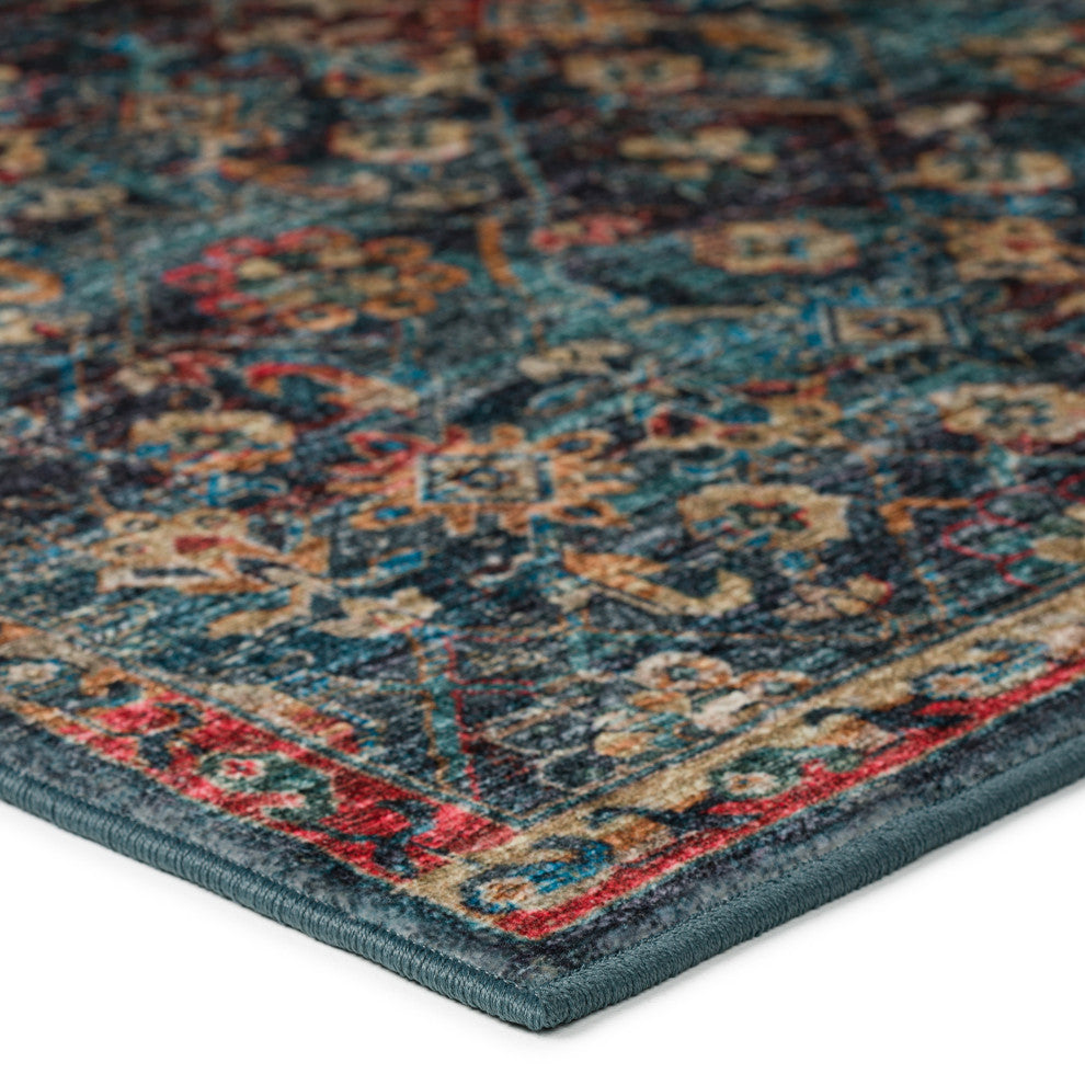Jericho JC8 Navy 6' x 6' Round Rug