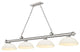 Zlite 2306-4BN-DMO14 4-Light Billiard, Matte Opal