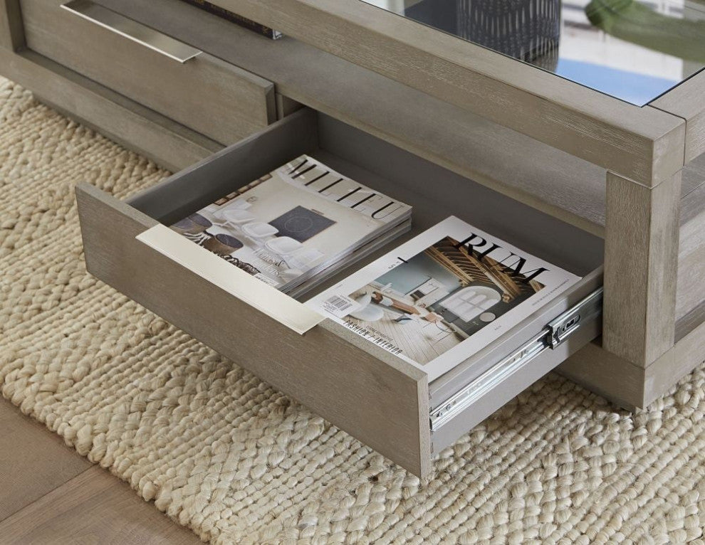 Modus Oxford 2-Drawer Coffee Table, Mineral
