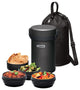Stainless Steel Vacuum Insulated Tiffin Box, Gun Metallic