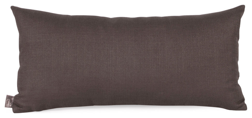 Sterling Kidney Pillow, Charcoal, Polyester Insert