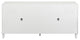 Modern Wood 80" Console With With doors, TV Stand, Fully Assembled, White