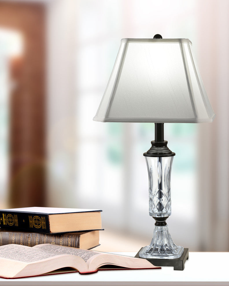 Alivia Hand-Cut Crystal Table Lamp