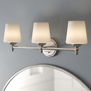 Darcy 3-Light Bath Bar, Brushed Nickel