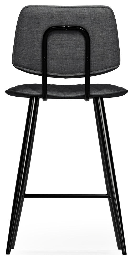 Raya Counter Height Stool, Set of 2, Charcoal