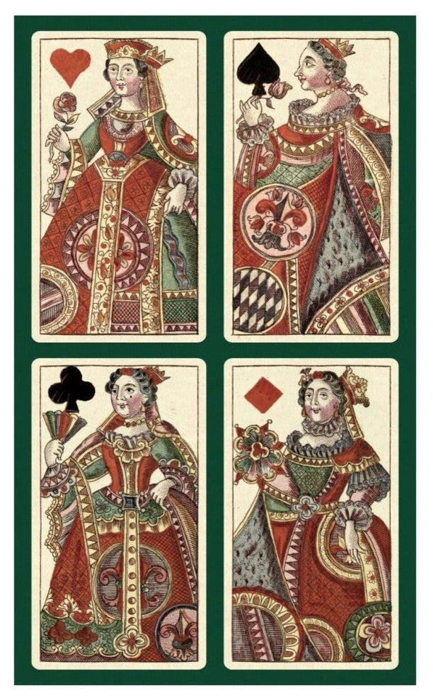 "Queens (Bauern Hochzeit Deck)" Print by Andreas Benedictus GÃŒÂ¦bl, 24"x38"